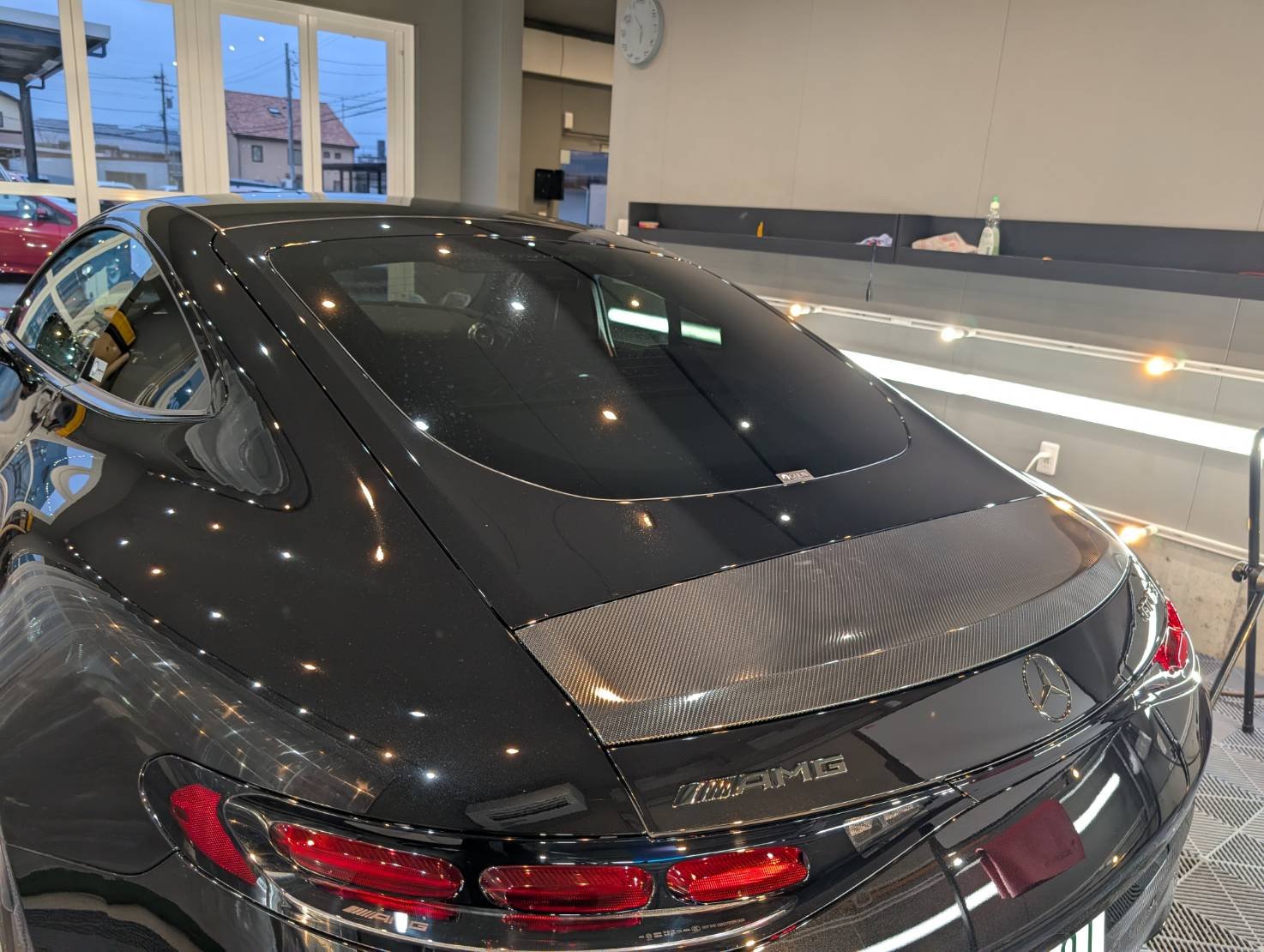 メルセデスAMG GT カーボンスポイラー 福井